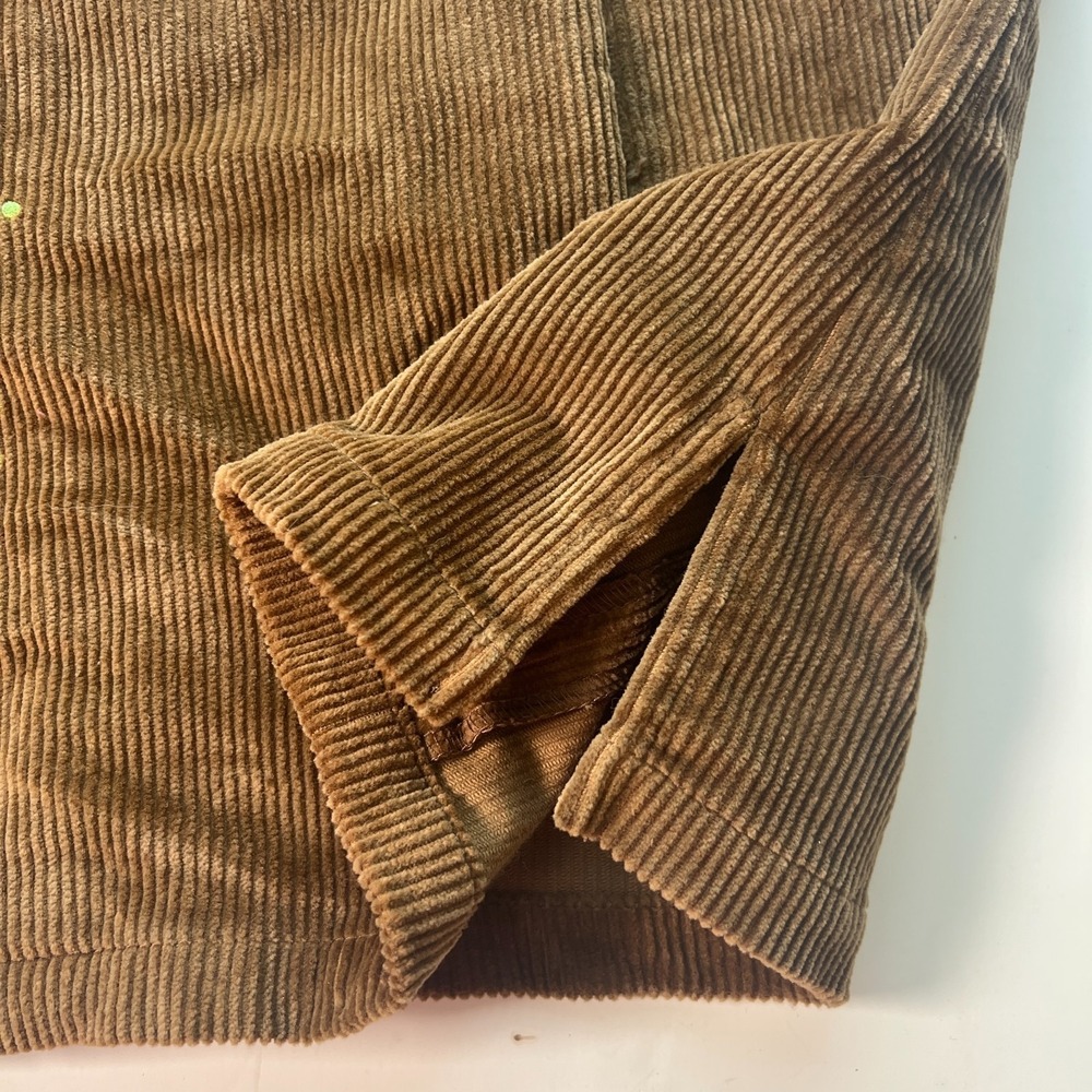 Bob Mackie Women's Shirt Sz XL Large Brown Wearable Art Corduroy Embroidered NWT - Picture 7 of 16